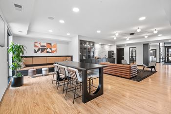 Complimentary coffee bar